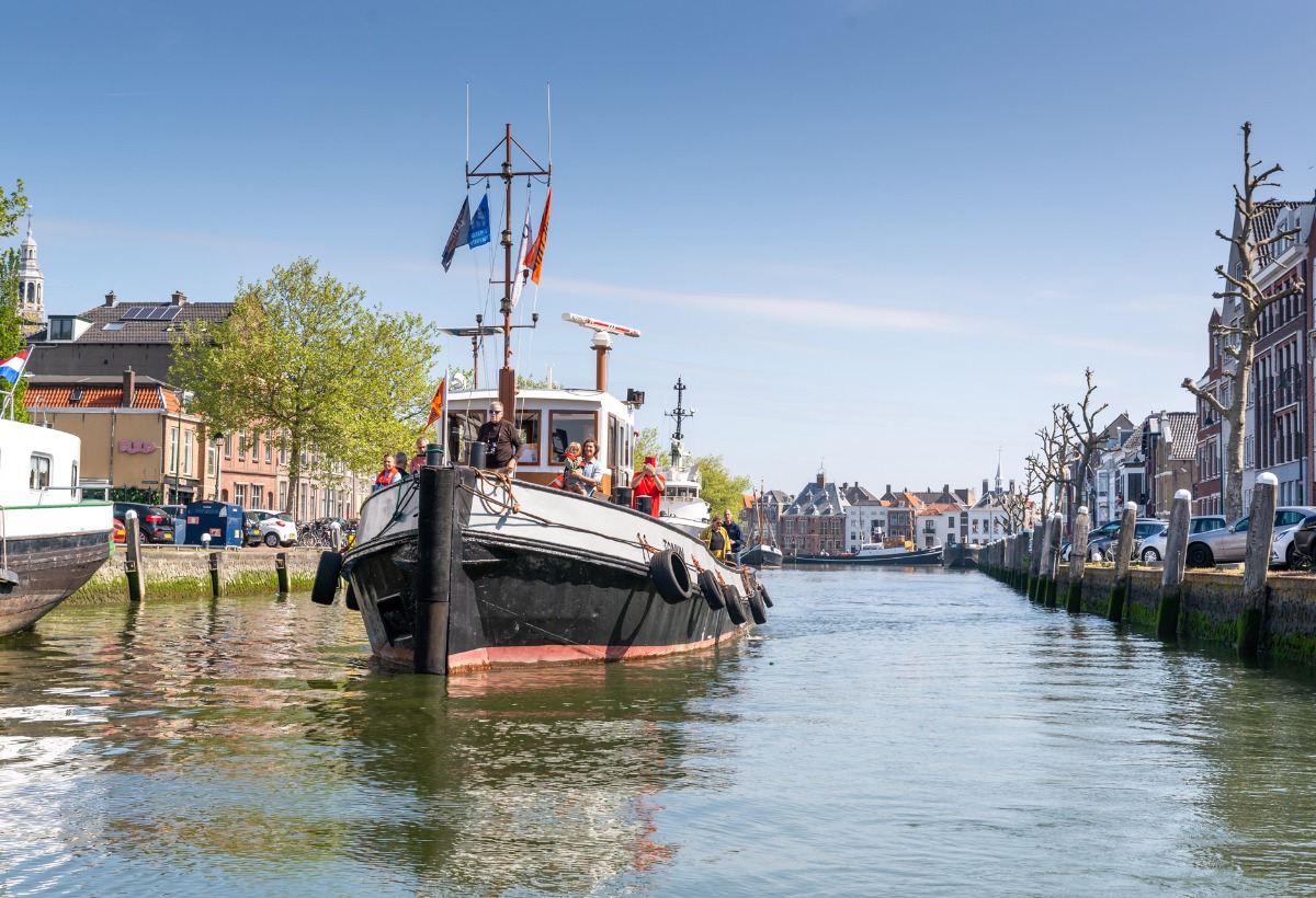 De binnenhaven van Maassluis