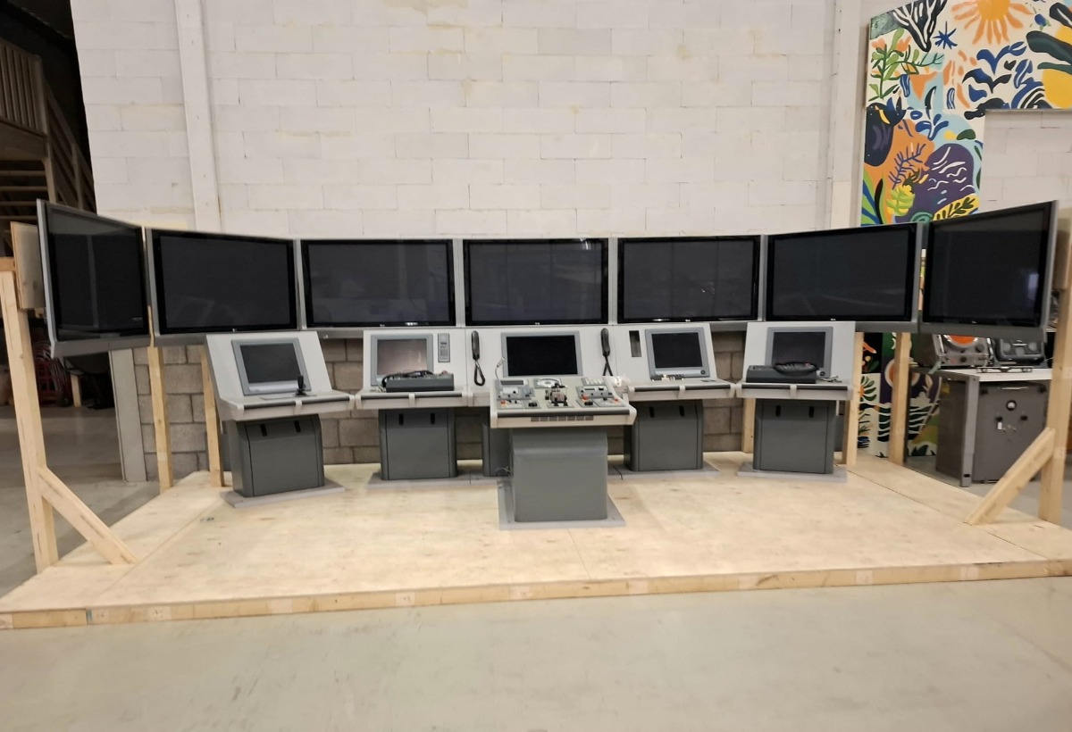 De startopstelling van de interactieve scheepsbrug